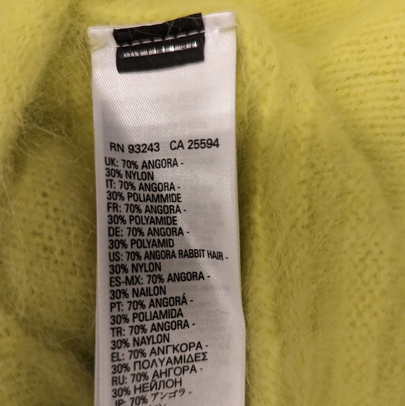 Diesel angora sweater with slits - Picture 3 of 3